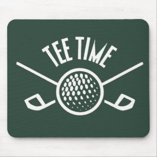 Golfers T-shirt Tijd Muismat