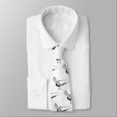 Golfer's Theme Mans Necktie Stropdas (Gebonden)