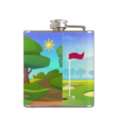 Golfer's vinylomhulling heupfles (Achterkant)