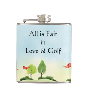 Golfer's vinylomhulling heupfles