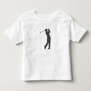 Golferspeler silhouette kinder shirts