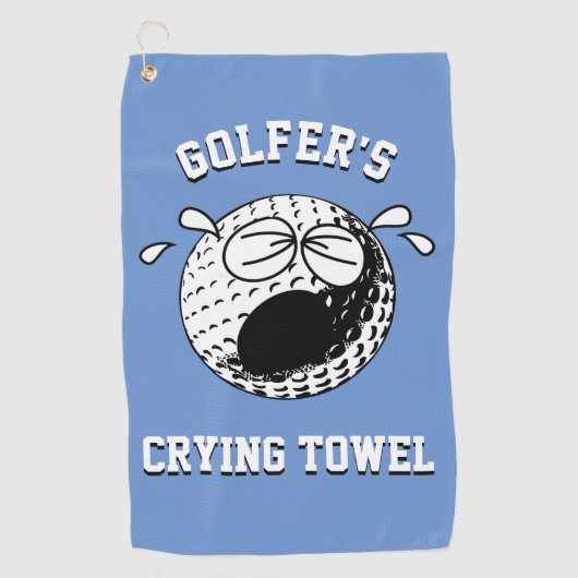 Golfeurs en train de pleurer Serviette Personnalis (Devant)