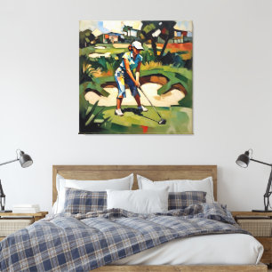 Golfeuse - Impression d'art sur toile de golf