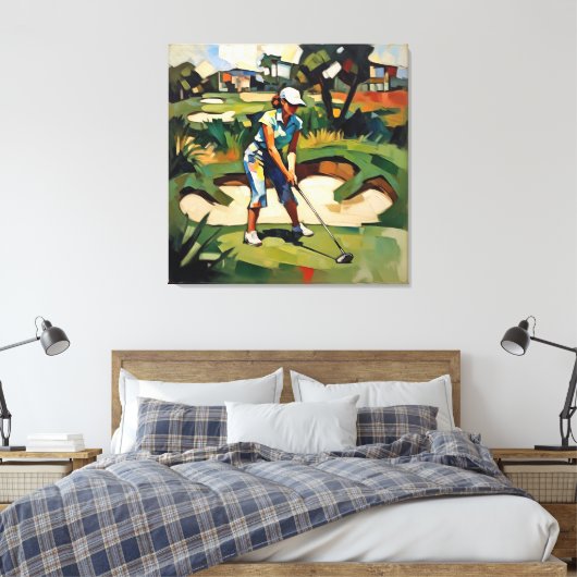 Golfeuse - Impression d'art sur toile de golf (Insitu(Chambre))