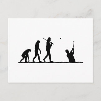 golfevolutie briefkaart