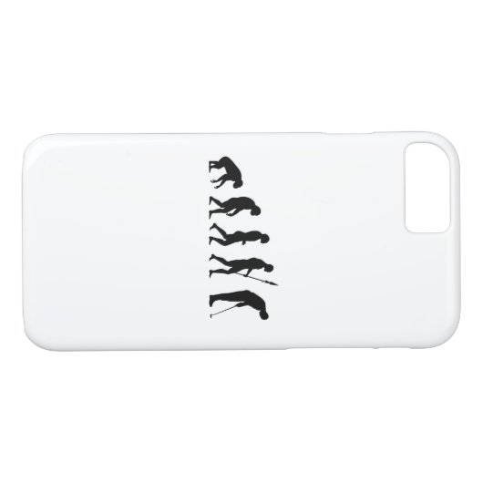 golfevolutie Case-Mate iPhone case (Achterkant (Horizontaal))
