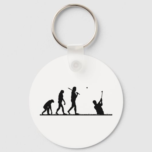 golfevolutie sleutelhanger (Voorkant)