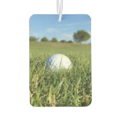 Golffoto Kerst Golfmas Pine Luchtverfrisser (Achterkant)