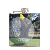 Golfgamecomponent, met vinyl beklede heupkolf heupfles (Voorkant)