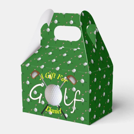 Golfgeschenkdoos Bedankdoosjes (Voorkant Zijde)