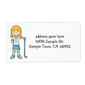 GolfGirl Etiket (Voorkant)