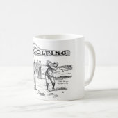 Golfgolfer  Golfspeler Koffiemok (Voorkant rechts)