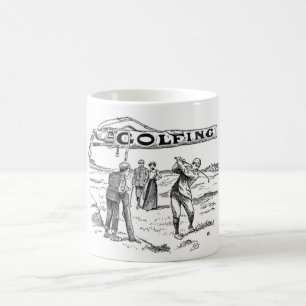 Golfgolfer Golfspeler Koffiemok
