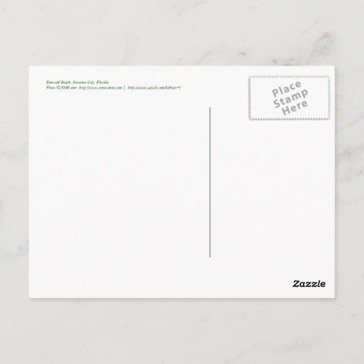 Golfgolven Briefkaart (Achterkant)