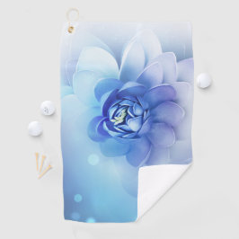 Golfhanddoek - Blauwe bloem