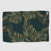 Golfhanddoek - Gouden lijn (Horizontaal)