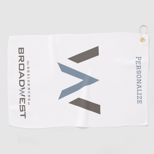 Golfhanddoek - grote logo (Horizontaal)