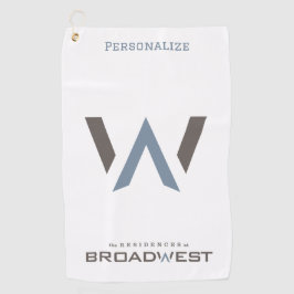 Golfhanddoek - grote logo