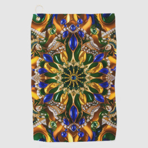 Golfhanddoek met Braziliaanse kleuren