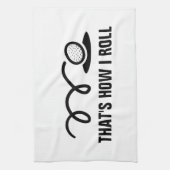 Golfhanddoek met grappige bal en aangepaste slogan theedoek (Verticaal)