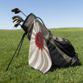 Golfhanddoek met Japanse kleuren (Groen)