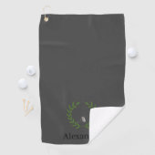 Golfhanddoek met Laurel Wreath en Golf Bag (Insitu)