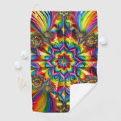 Golfhanddoek met LGBTQ kleuren (Insitu)