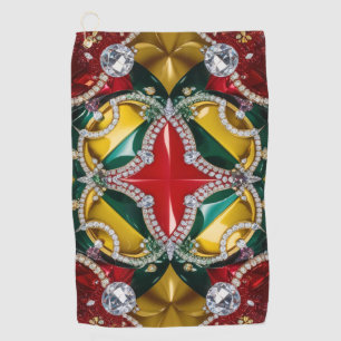 Golfhanddoek met Los Angeles kleuren