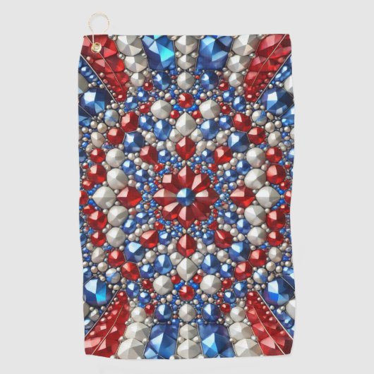 Golfhanddoek met Nederlandse kleuren (Voorkant)