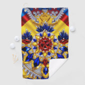 Golfhanddoek met Roemeense kleuren (Insitu)