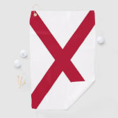 Golfhanddoek met vlag van Alabama, Verenigde State (Insitu)