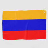 Golfhanddoek met vlag van Armenië (Horizontaal)