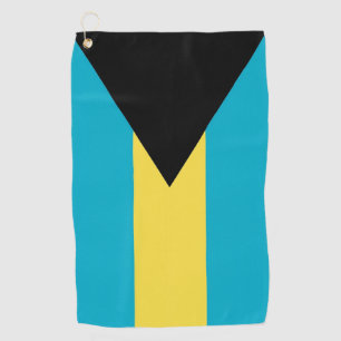 Golfhanddoek met vlag van de Bahama's