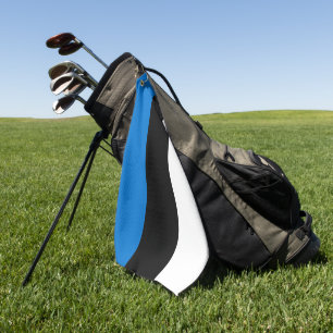 Golfhanddoek met vlag van Estland