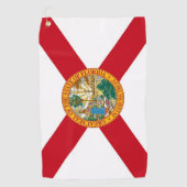 Golfhanddoek met vlag van Florida, Verenigde State (Voorkant)