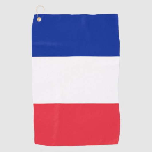 Golfhanddoek met vlag van Frankrijk (Voorkant)