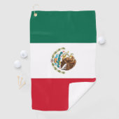 Golfhanddoek met vlag van Mexico (Insitu)