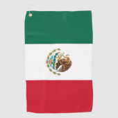 Golfhanddoek met vlag van Mexico (Voorkant)