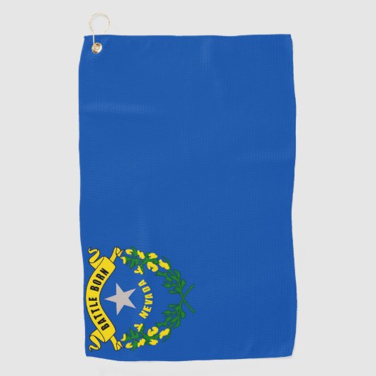 Golfhanddoek met vlag van Nevada (Voorkant)