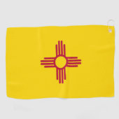 Golfhanddoek met vlag van New Mexico (Horizontaal)