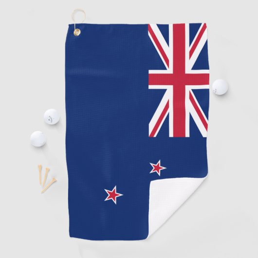 Golfhanddoek met vlag van Nieuw-Zeeland (Insitu)