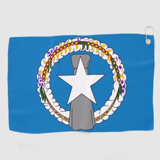 Golfhanddoek met vlag van Noordelijke Mariana (Horizontaal)