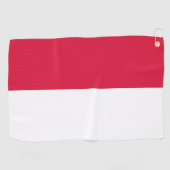 Golfhanddoek met vlag van Polen (Horizontaal)
