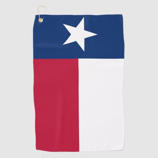 Golfhanddoek met vlag van Texas, Verenigde Staten (Voorkant)
