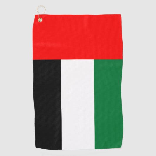Golfhanddoek met vlag van VAE (Voorkant)