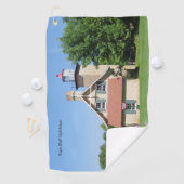 Golfhanddoek van vuurtoren van Eagle Bluff (Insitu)