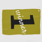 Golfhanddoek "winnaar" (Horizontaal)