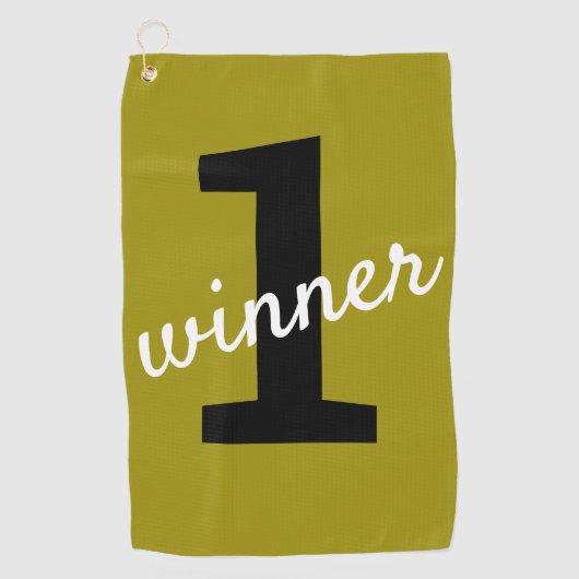 Golfhanddoek "winnaar" (Voorkant)