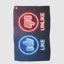 Golfhanddoek - Zwarte schoonheid