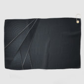 Golfhanddoek - Zwarte schoonheid (Horizontaal)